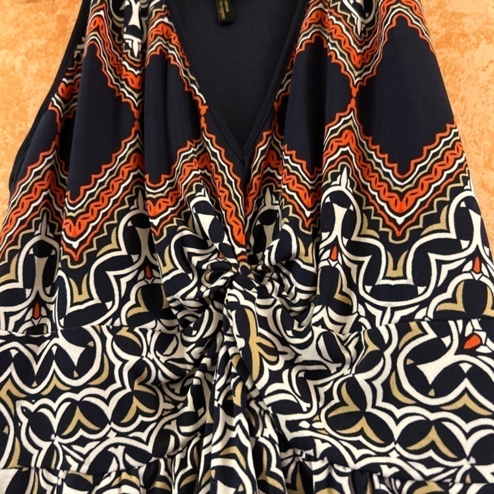 🌺SALE🌺 LAUNDRY by Shelli Segal sleeveless multicolor Patterned Dress size 4 - Picture 3 of 9